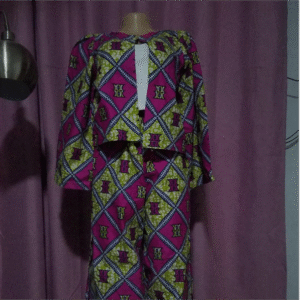 African Palazzo And Petite Coat